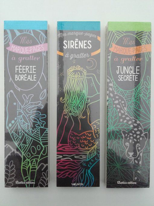Marque-pages à gratter
