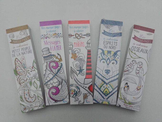 Marque-pages à colorier
