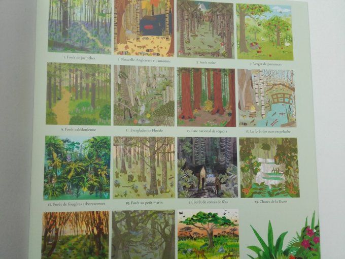 Forêts enchantées, stickerthérapie