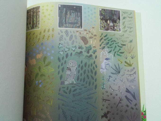 Forêts enchantées, stickerthérapie