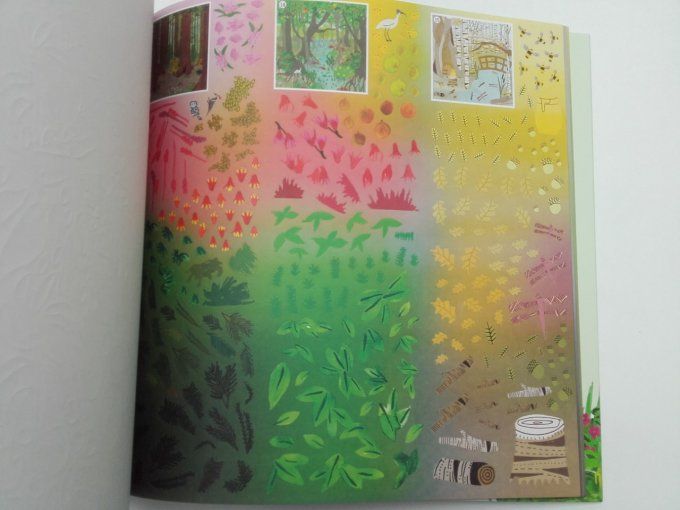 Forêts enchantées, stickerthérapie