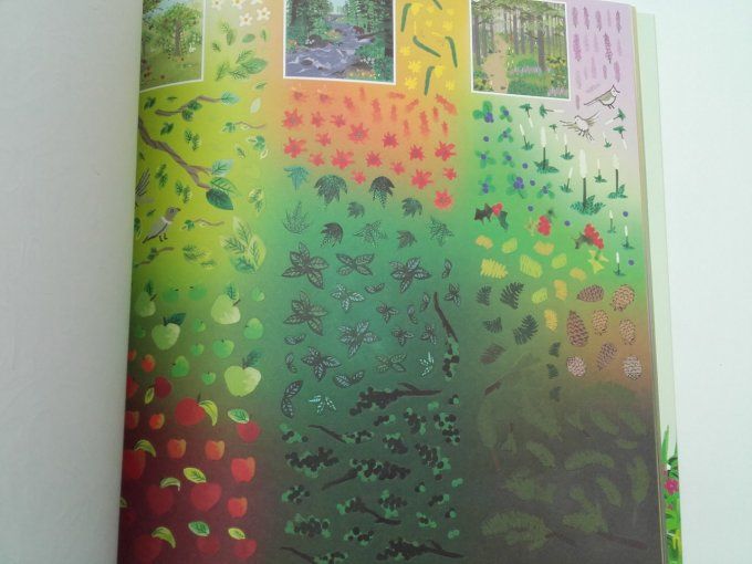 Forêts enchantées, stickerthérapie