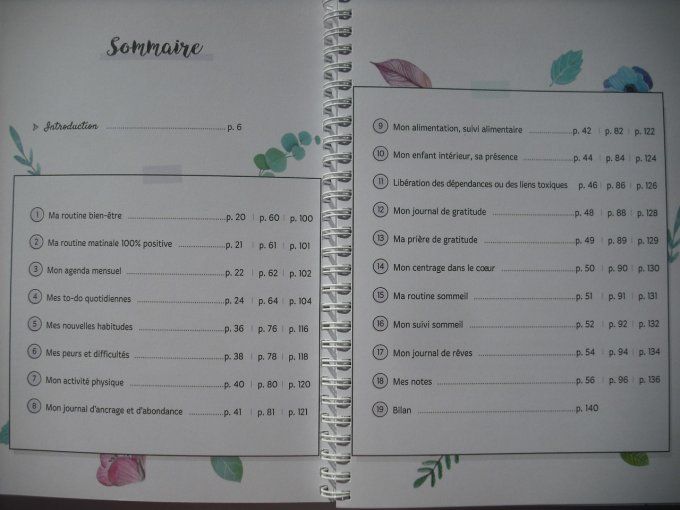 Mon bullet journal spécial bien-être