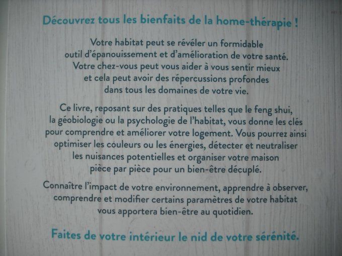 Ma maison, mon bien-être