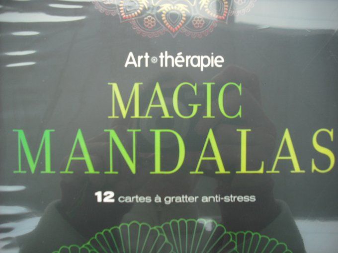 Magic mandalas, cartes à gratter