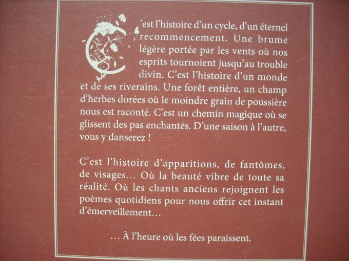 A l'heure où les Fées paraissent...