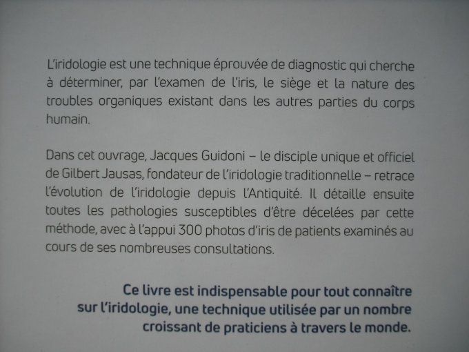 L'iridologie traditionnelle