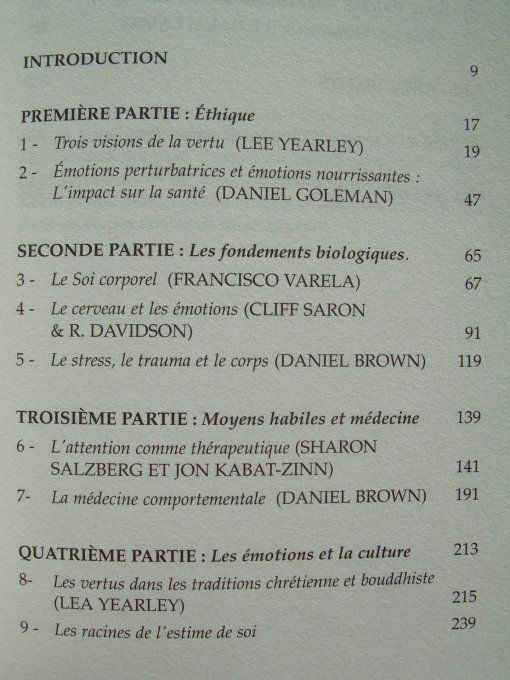 Quand l'esprit dialogue avec le corps