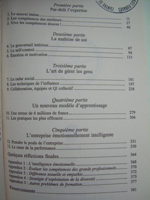 L'intelligence émotionnelle 2