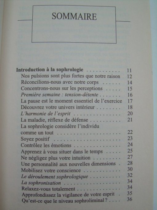 La sophrologie facile