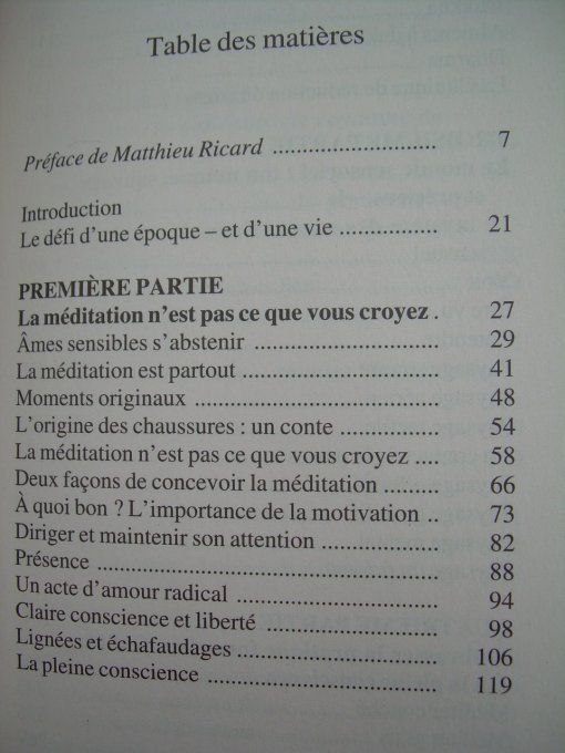 L'éveil des sens