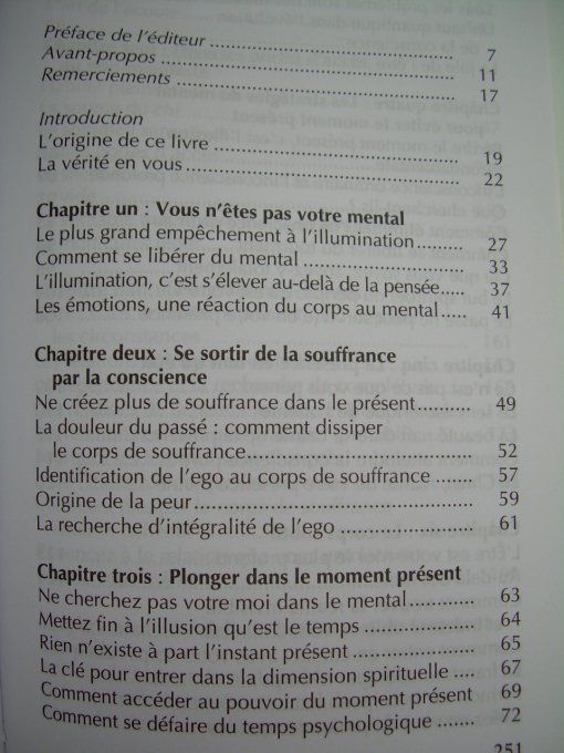 Le pouvoir du moment présent