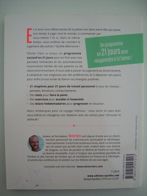 J'arrête de... (me) juger!