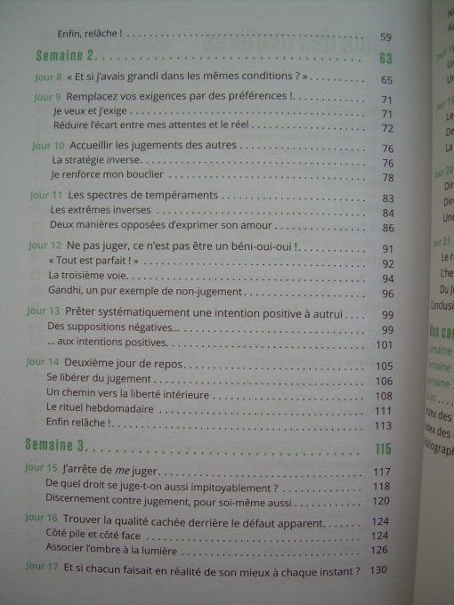 J'arrête de... (me) juger!