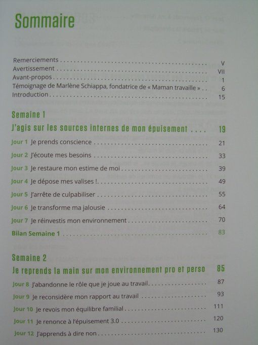 J'arrête de m'épuiser!