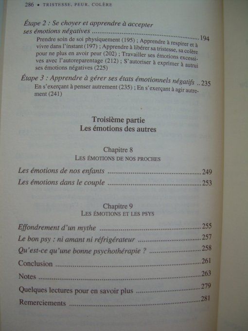 Tristesse, peur, colère. Agir sur ses émotions