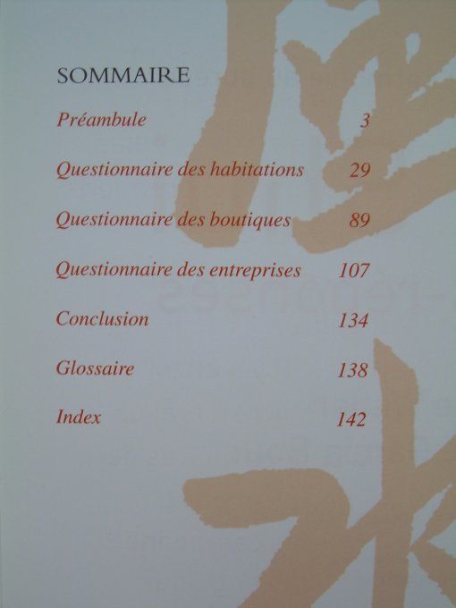 Feng Shui, questions-réponses