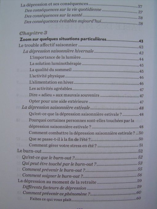 Vaincre la dépression et le burn-out