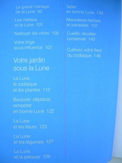 Vivre avec la Lune
