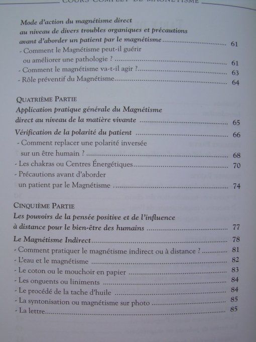 Cours Complet De Magnétisme