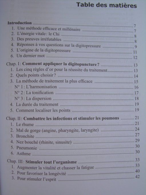 Manuel Pratique De Digitopuncture