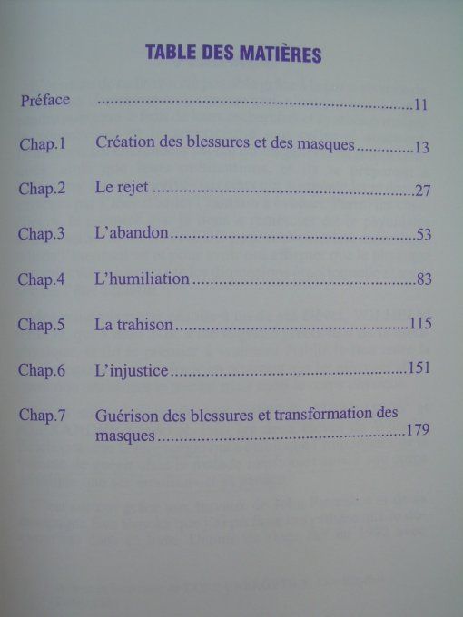 Les 5 blessures qui empêchent d'être soi-même