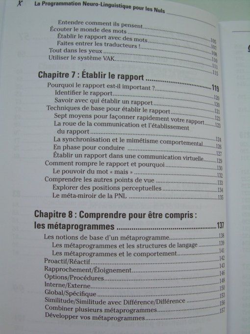 La PNL (programmation neuro-linguistique) pour les Nuls