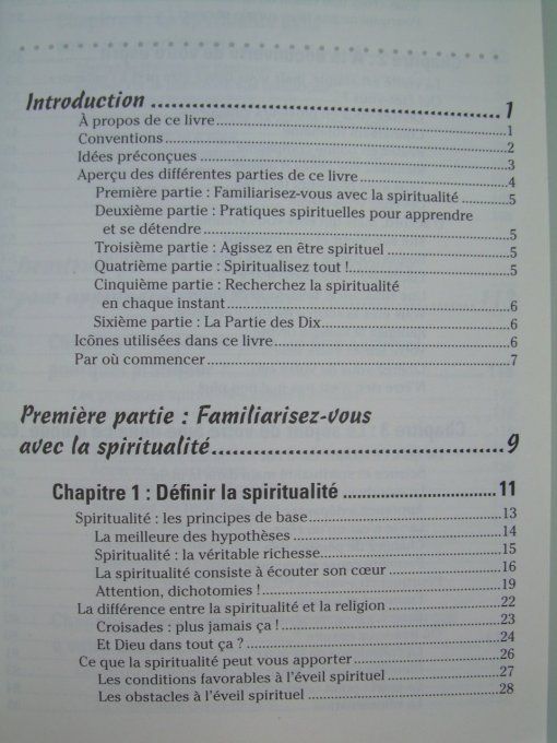 Sagesse et spiritualité pour les Nuls