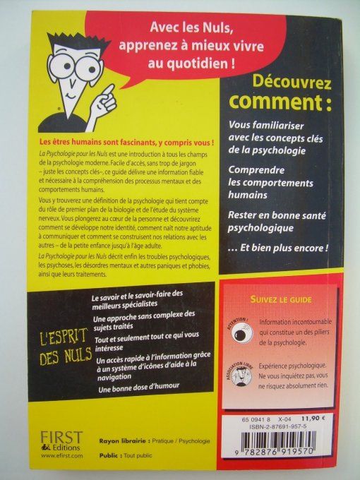 La psychologie pour les nuls