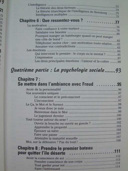 La psychologie pour les nuls