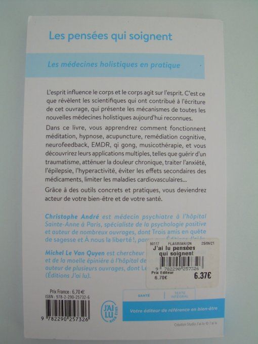 Les pensées qui soignent