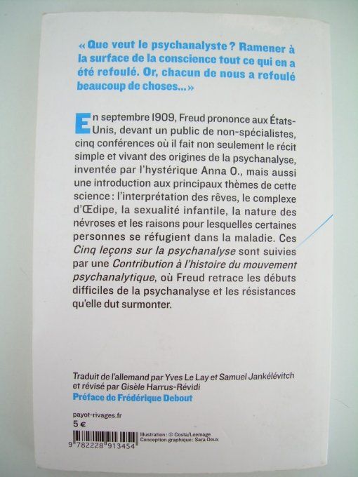 Cinq leçons sur la psychanalyse