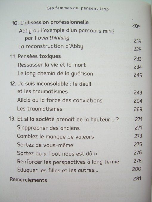 Ces femmes qui pensent trop