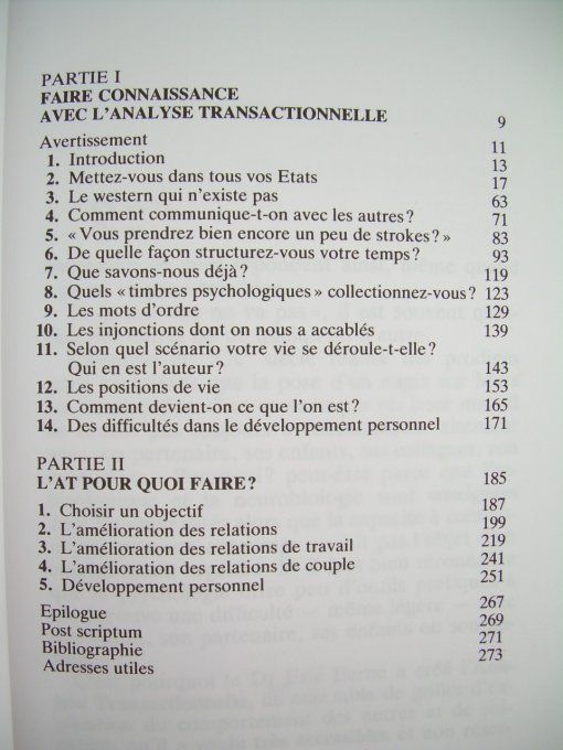 L'Analyse transactionnelle