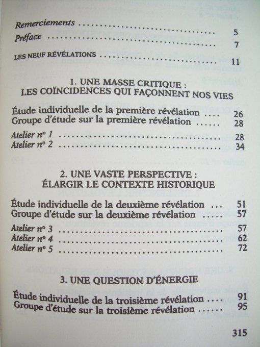 Les leçons de Vie de la prophétie des Andes