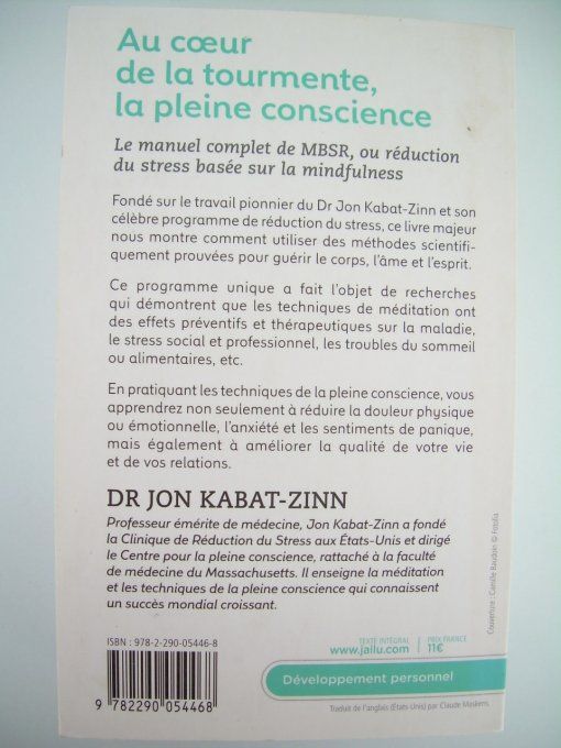 Au coeur de la tourmente, la pleine conscience