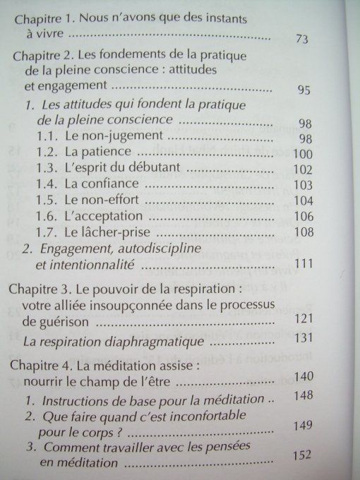 Au coeur de la tourmente, la pleine conscience