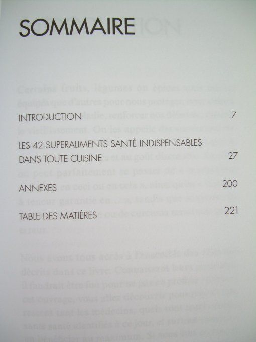 Les superaliments santé