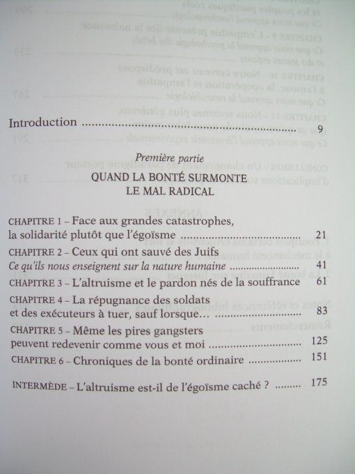 La bonté humaine. Altruisme, empathie, générosité