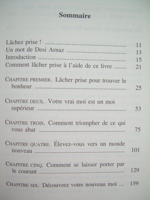 Lâcher prise. La clé de la transformation intérieure