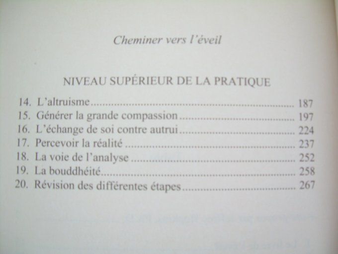 Cheminer vers l'éveil