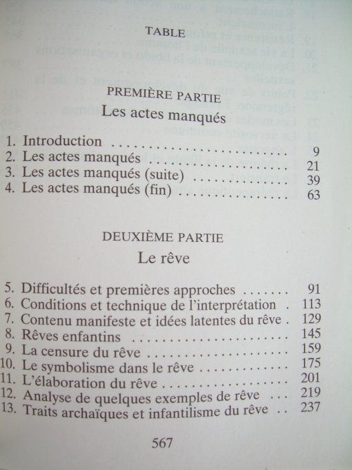 Introduction à la psychanalyse