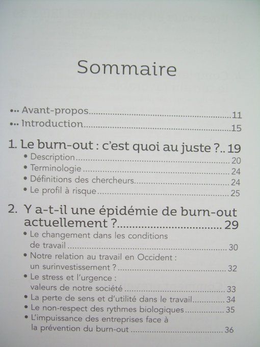 Burn-out. Le détecter et le prévenir