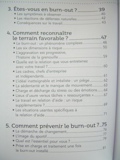 Burn-out. Le détecter et le prévenir