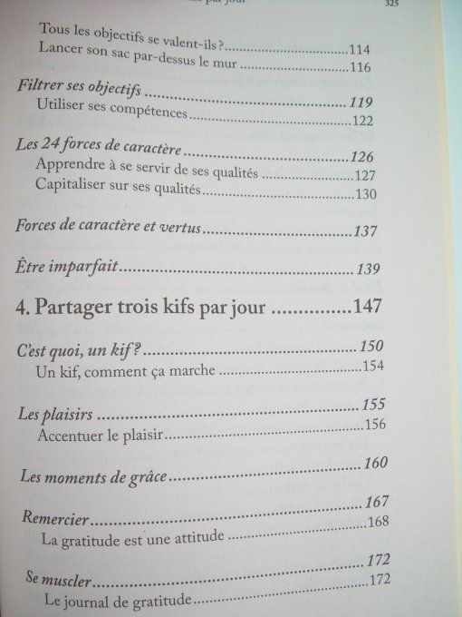 3 kifs par jour