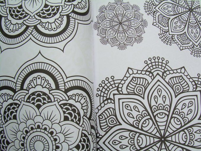 Coloriages relaxants Mandalas