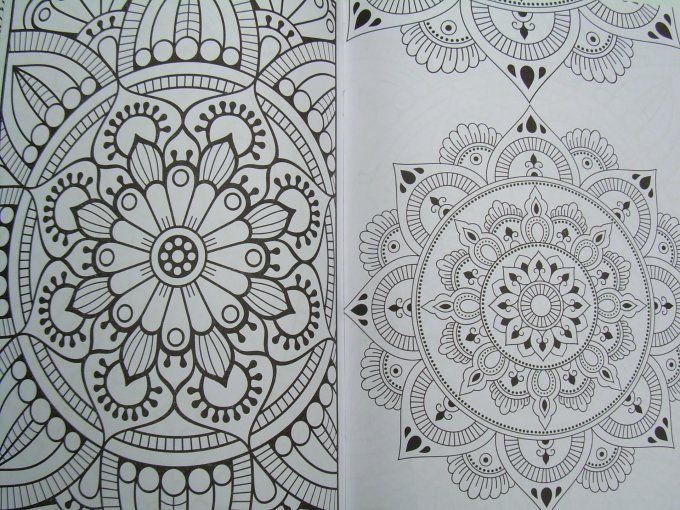 Coloriages relaxants Mandalas