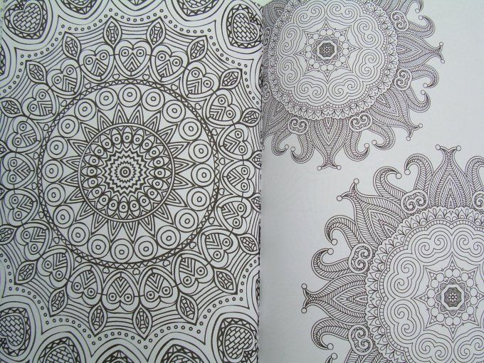 Coloriages relaxants Mandalas