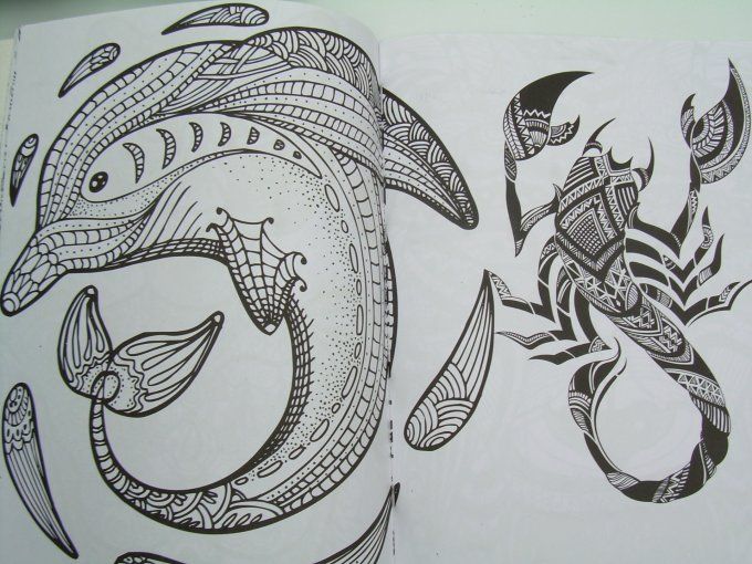 Coloriages relaxants Tattoo