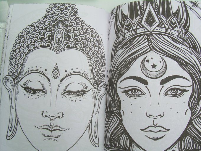 Coloriages relaxants Tattoo